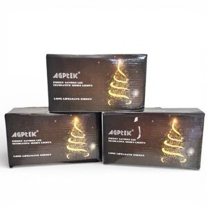 AGPtEK 300LED Net Mesh Lights 
White 3 boxes